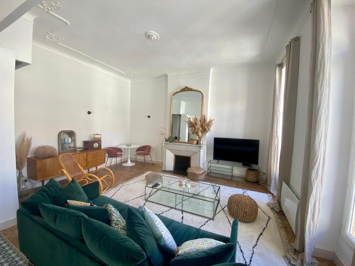 Appartement Haussmannien rue piétonne Opéra Marseille Extérieur photo